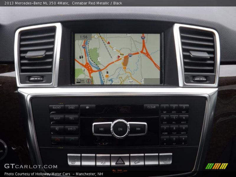 Cinnabar Red Metallic / Black 2013 Mercedes-Benz ML 350 4Matic