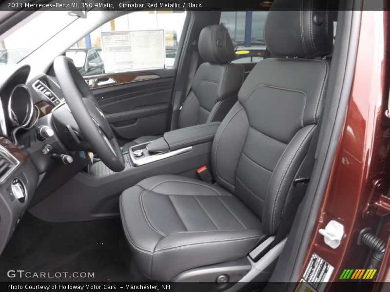 Cinnabar Red Metallic / Black 2013 Mercedes-Benz ML 350 4Matic