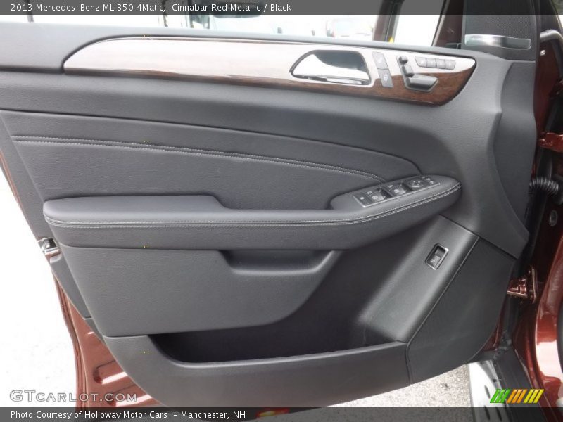 Cinnabar Red Metallic / Black 2013 Mercedes-Benz ML 350 4Matic