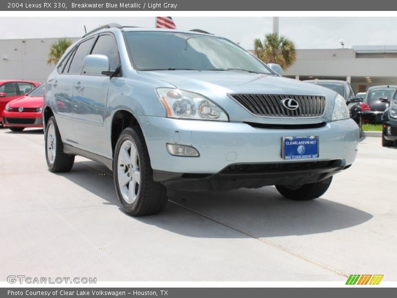 Breakwater Blue Metallic / Light Gray 2004 Lexus RX 330