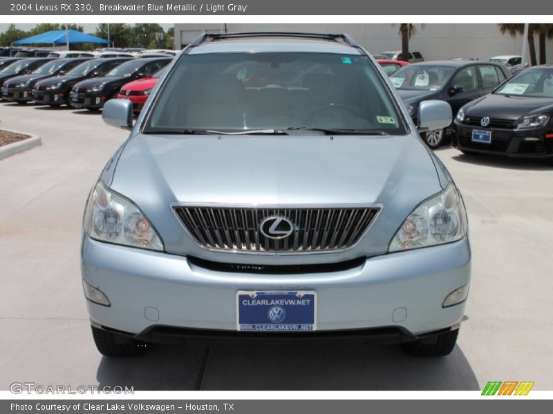 Breakwater Blue Metallic / Light Gray 2004 Lexus RX 330