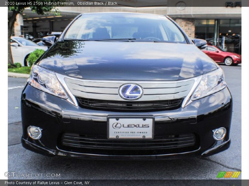 Obsidian Black / Black 2010 Lexus HS 250h Hybrid Premium