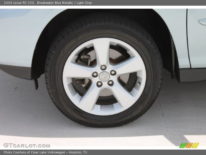 Breakwater Blue Metallic / Light Gray 2004 Lexus RX 330