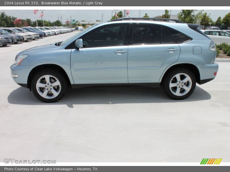 Breakwater Blue Metallic / Light Gray 2004 Lexus RX 330