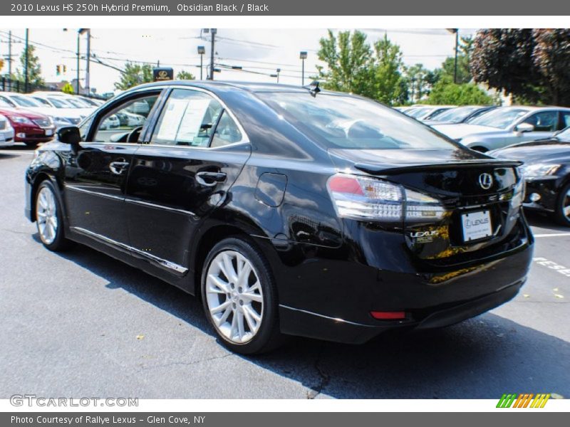 Obsidian Black / Black 2010 Lexus HS 250h Hybrid Premium