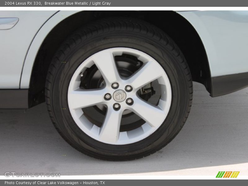 Breakwater Blue Metallic / Light Gray 2004 Lexus RX 330
