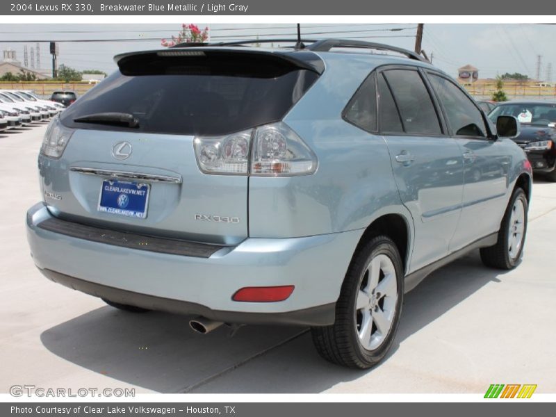 Breakwater Blue Metallic / Light Gray 2004 Lexus RX 330