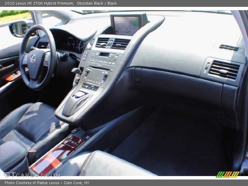 Obsidian Black / Black 2010 Lexus HS 250h Hybrid Premium