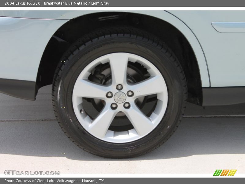 Breakwater Blue Metallic / Light Gray 2004 Lexus RX 330