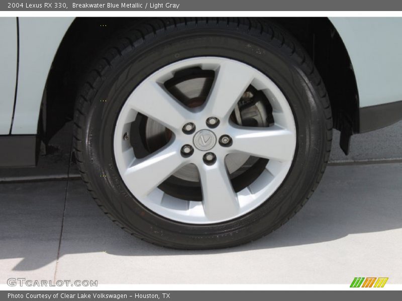 Breakwater Blue Metallic / Light Gray 2004 Lexus RX 330