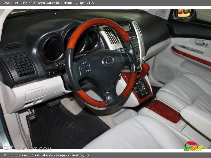 Breakwater Blue Metallic / Light Gray 2004 Lexus RX 330