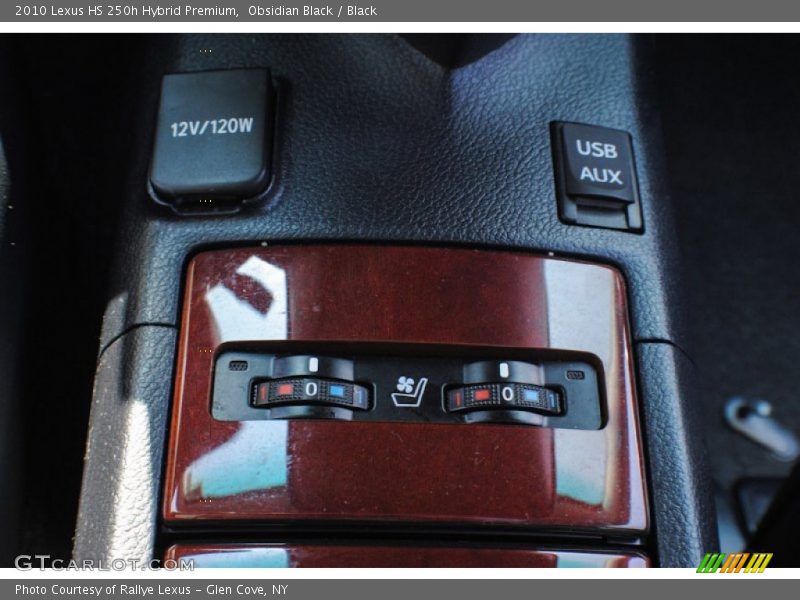 Obsidian Black / Black 2010 Lexus HS 250h Hybrid Premium