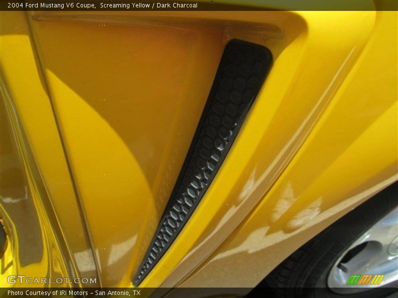 Screaming Yellow / Dark Charcoal 2004 Ford Mustang V6 Coupe