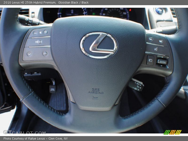 Obsidian Black / Black 2010 Lexus HS 250h Hybrid Premium