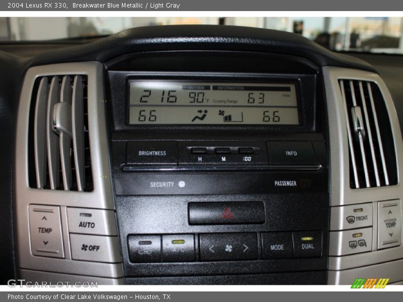 Breakwater Blue Metallic / Light Gray 2004 Lexus RX 330