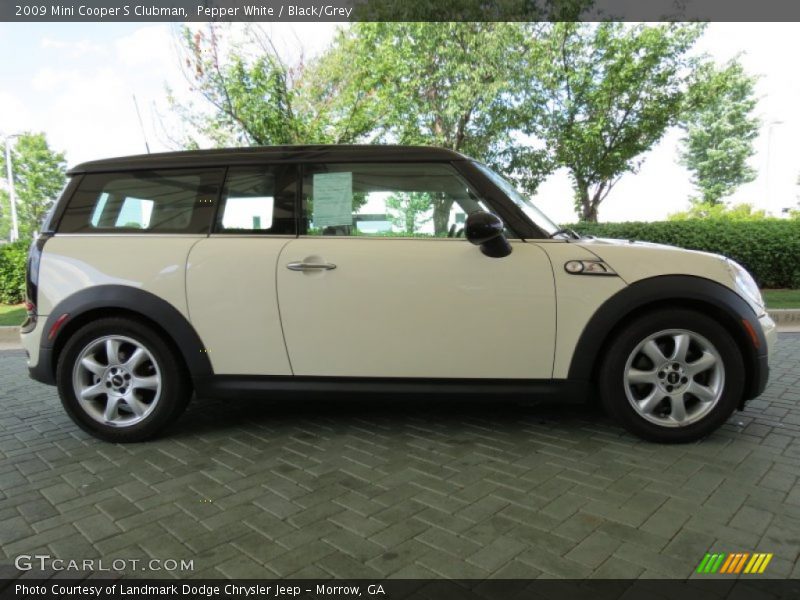 Pepper White / Black/Grey 2009 Mini Cooper S Clubman