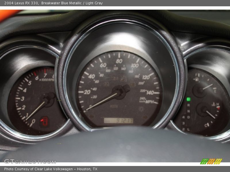 Breakwater Blue Metallic / Light Gray 2004 Lexus RX 330