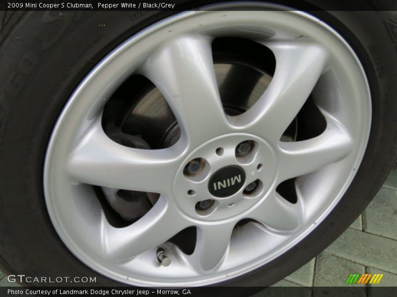 Pepper White / Black/Grey 2009 Mini Cooper S Clubman