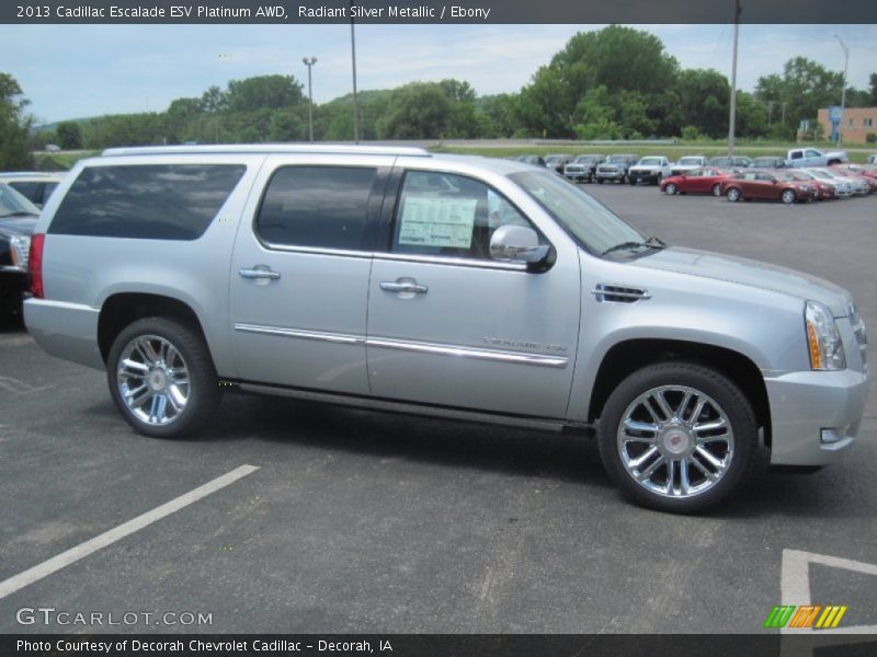  2013 Escalade ESV Platinum AWD Radiant Silver Metallic