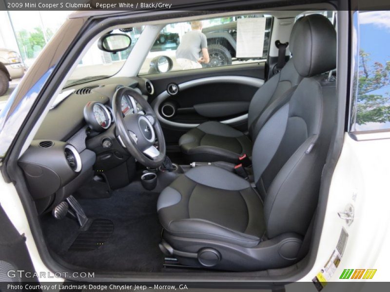 Pepper White / Black/Grey 2009 Mini Cooper S Clubman