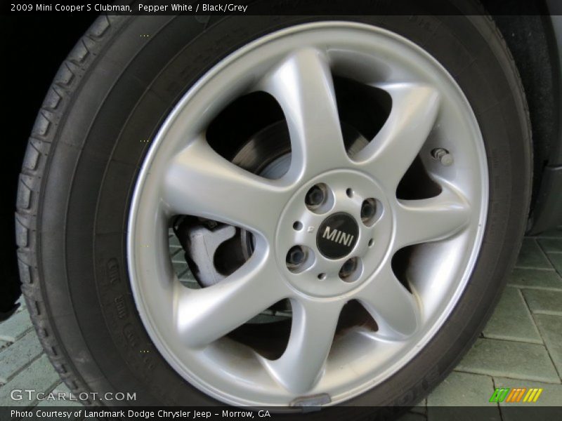 Pepper White / Black/Grey 2009 Mini Cooper S Clubman