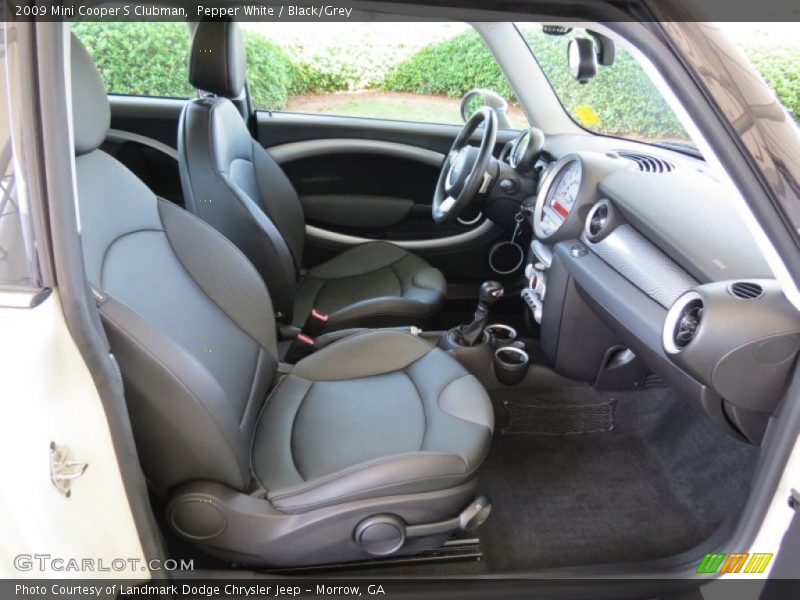 Pepper White / Black/Grey 2009 Mini Cooper S Clubman