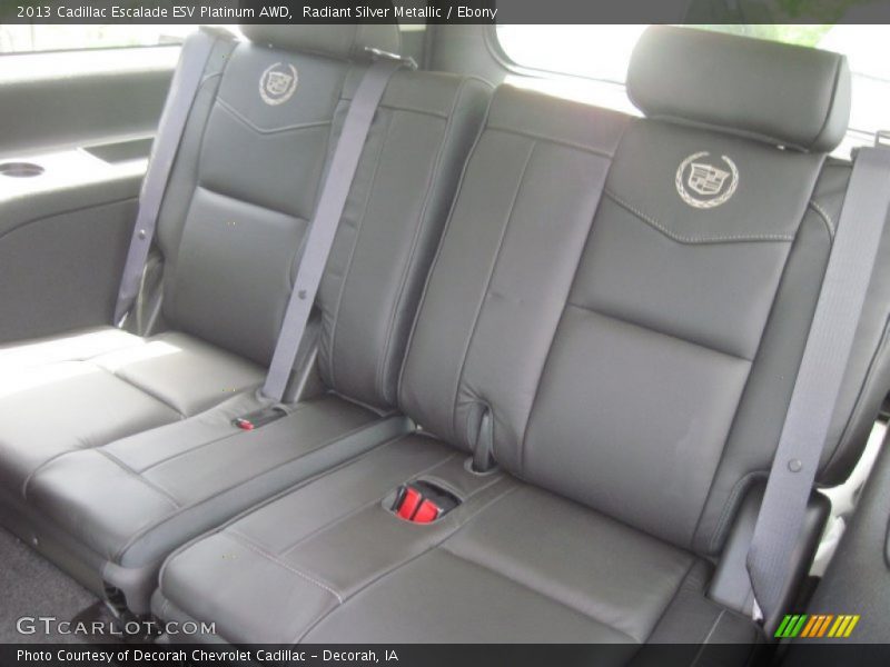 Radiant Silver Metallic / Ebony 2013 Cadillac Escalade ESV Platinum AWD