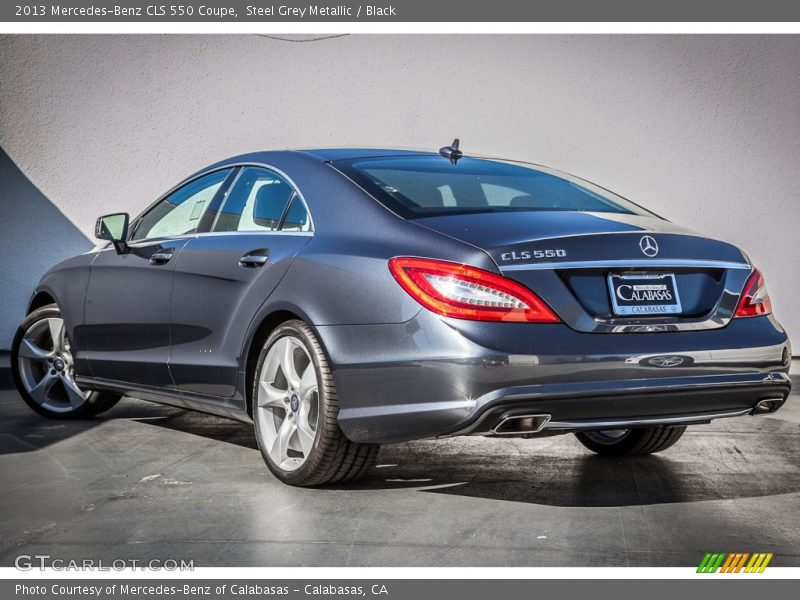 Steel Grey Metallic / Black 2013 Mercedes-Benz CLS 550 Coupe