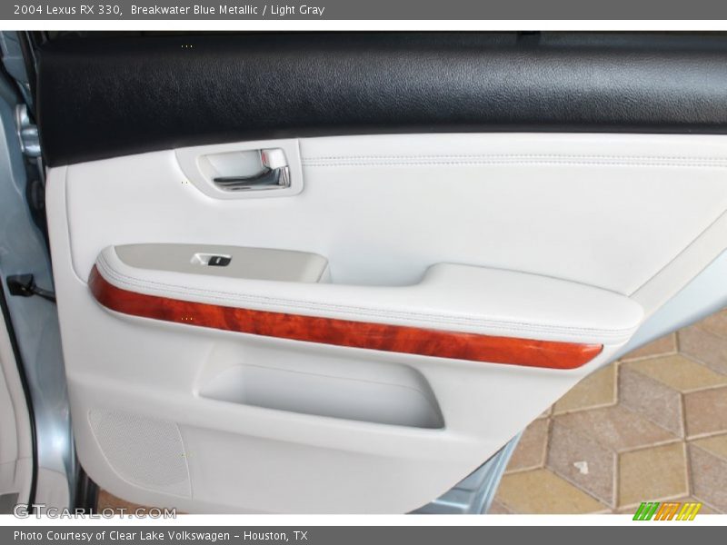Breakwater Blue Metallic / Light Gray 2004 Lexus RX 330