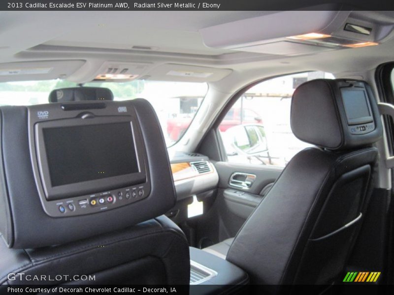 Radiant Silver Metallic / Ebony 2013 Cadillac Escalade ESV Platinum AWD