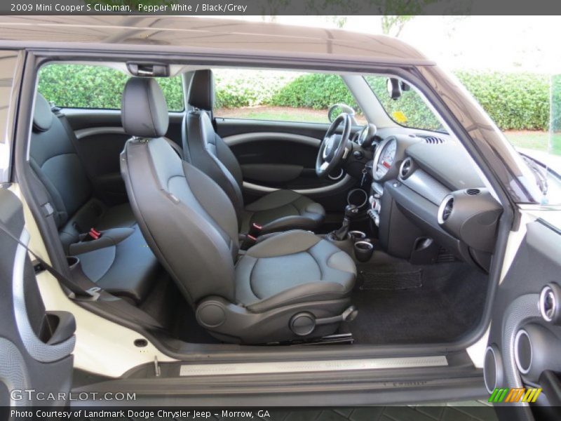 Pepper White / Black/Grey 2009 Mini Cooper S Clubman