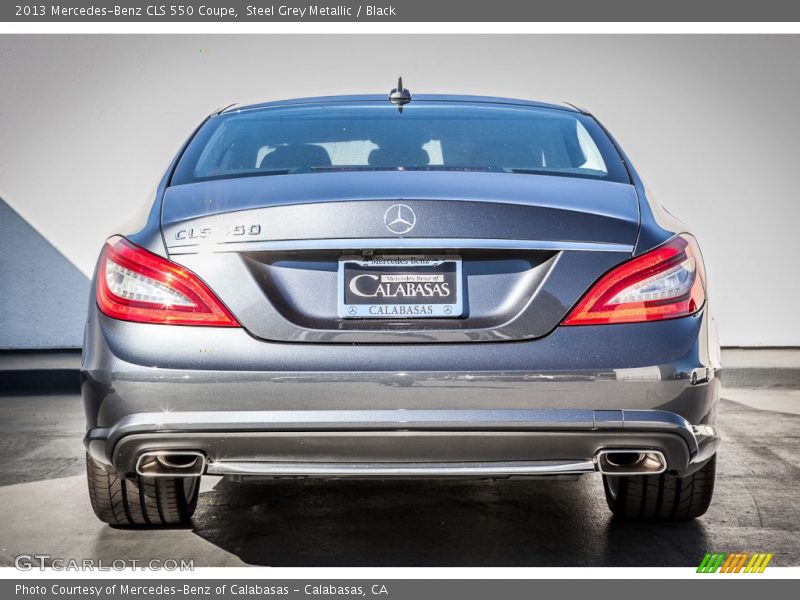 Steel Grey Metallic / Black 2013 Mercedes-Benz CLS 550 Coupe