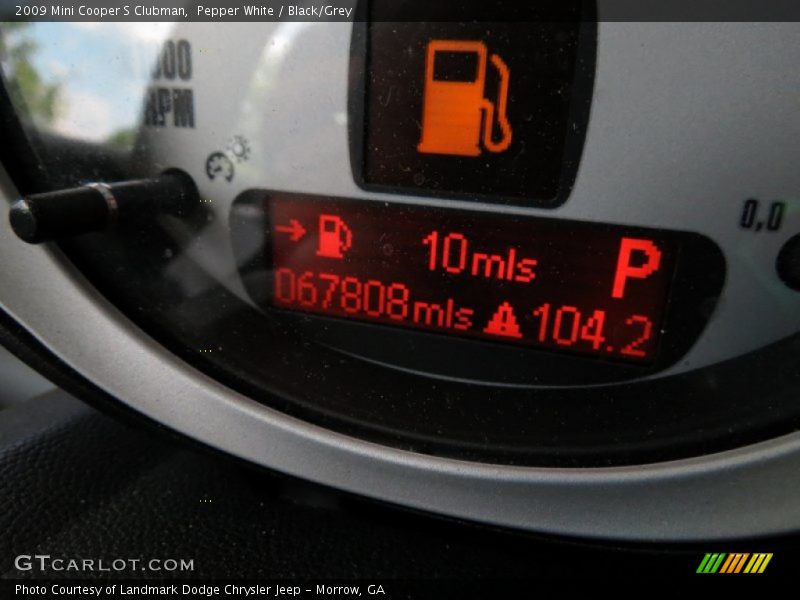 Pepper White / Black/Grey 2009 Mini Cooper S Clubman