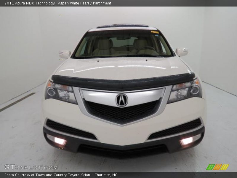 Aspen White Pearl / Parchment 2011 Acura MDX Technology