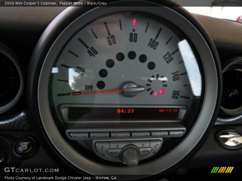 Pepper White / Black/Grey 2009 Mini Cooper S Clubman