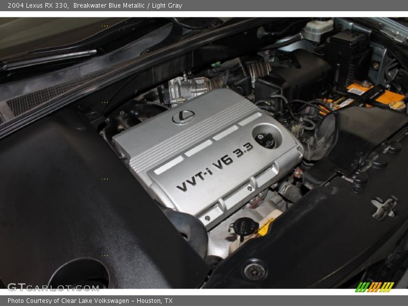 Breakwater Blue Metallic / Light Gray 2004 Lexus RX 330