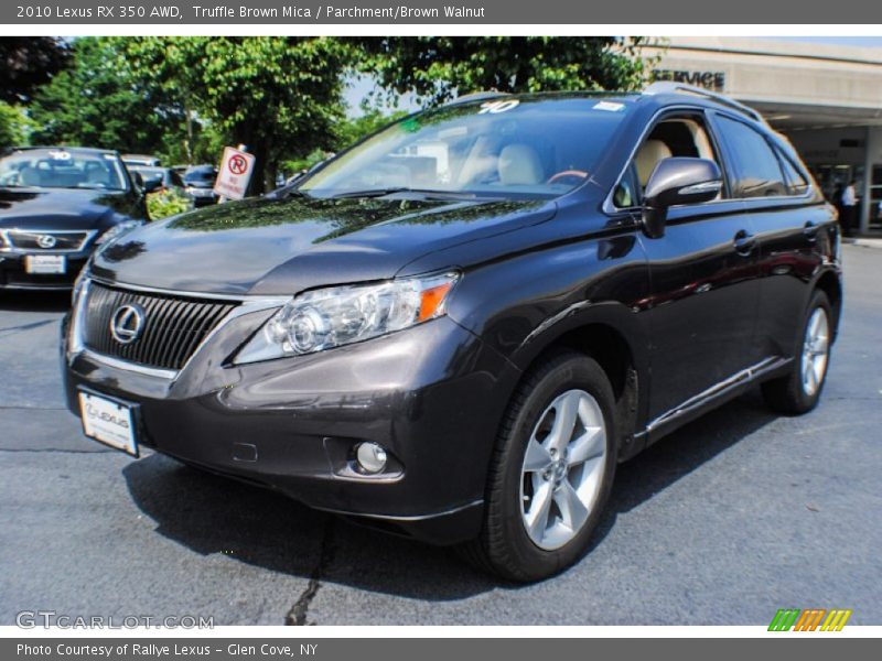 Truffle Brown Mica / Parchment/Brown Walnut 2010 Lexus RX 350 AWD