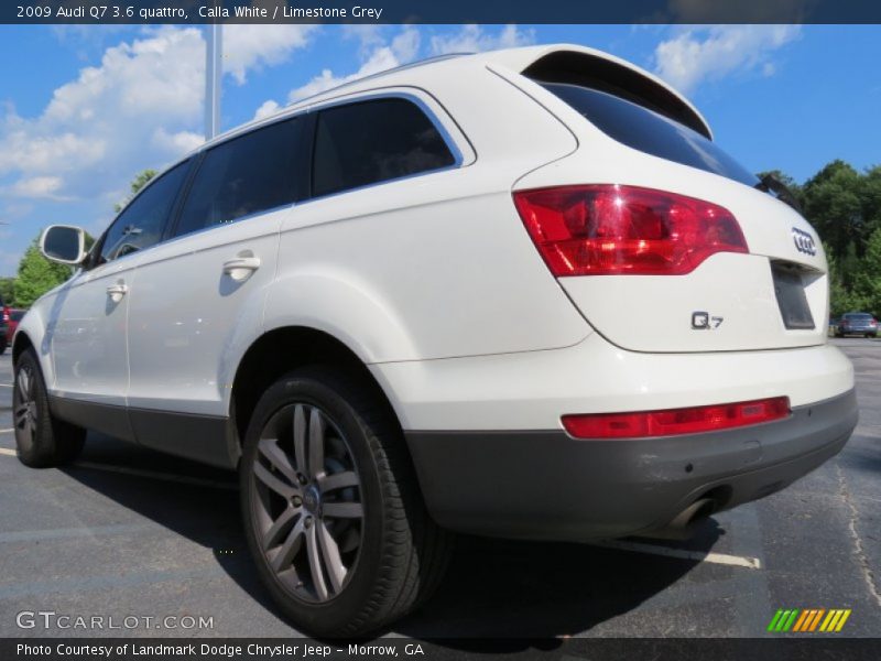 Calla White / Limestone Grey 2009 Audi Q7 3.6 quattro