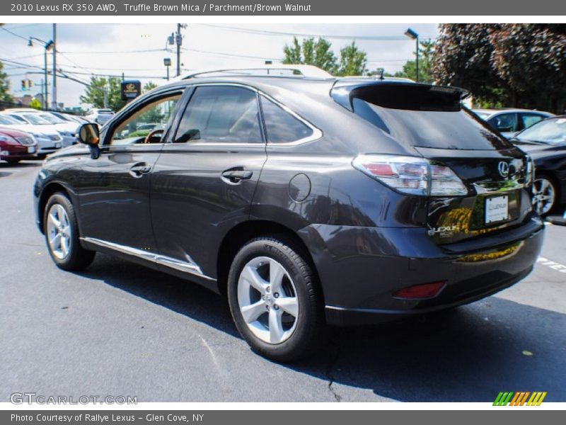 Truffle Brown Mica / Parchment/Brown Walnut 2010 Lexus RX 350 AWD