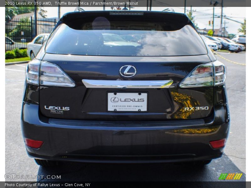 Truffle Brown Mica / Parchment/Brown Walnut 2010 Lexus RX 350 AWD
