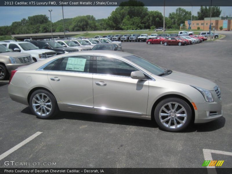 Silver Coast Metallic / Shale/Cocoa 2013 Cadillac XTS Luxury FWD