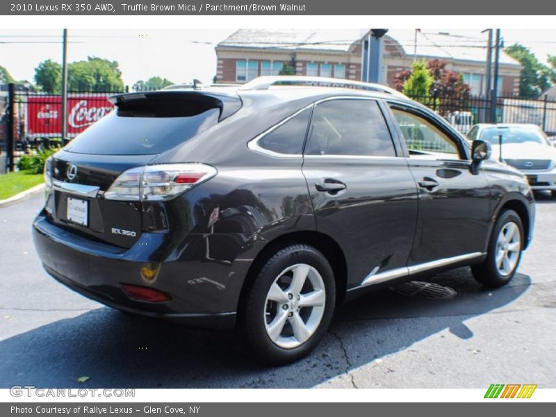 Truffle Brown Mica / Parchment/Brown Walnut 2010 Lexus RX 350 AWD