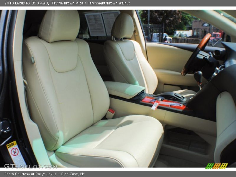 Truffle Brown Mica / Parchment/Brown Walnut 2010 Lexus RX 350 AWD