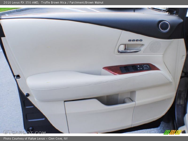 Truffle Brown Mica / Parchment/Brown Walnut 2010 Lexus RX 350 AWD