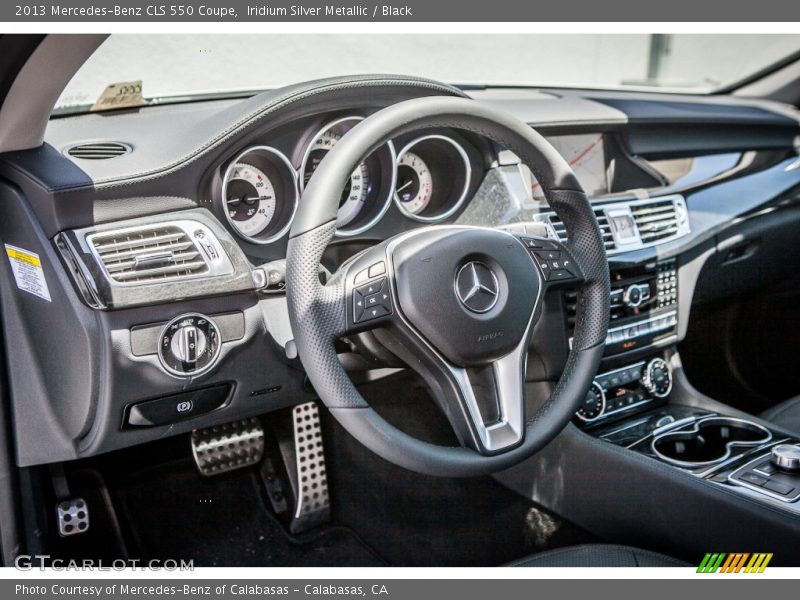 Iridium Silver Metallic / Black 2013 Mercedes-Benz CLS 550 Coupe