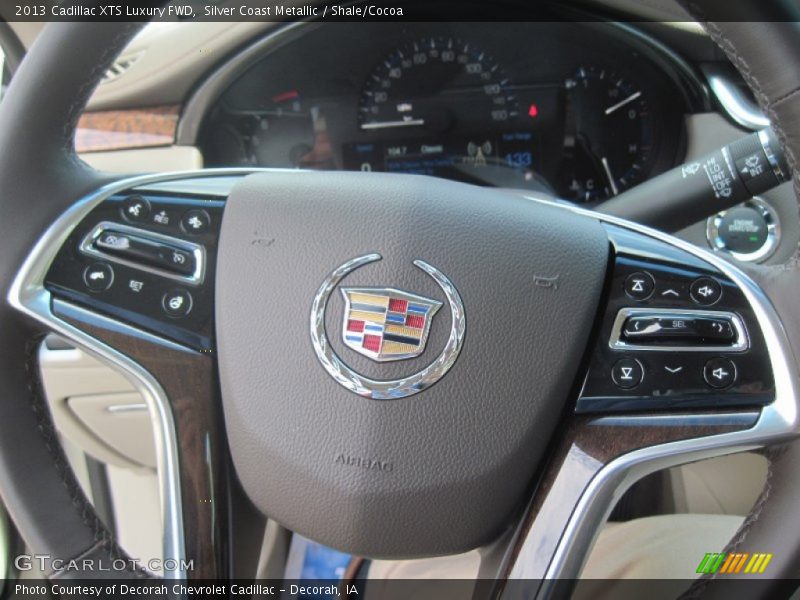 Silver Coast Metallic / Shale/Cocoa 2013 Cadillac XTS Luxury FWD