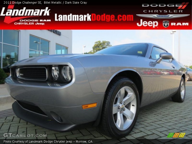 Billet Metallic / Dark Slate Gray 2011 Dodge Challenger SE
