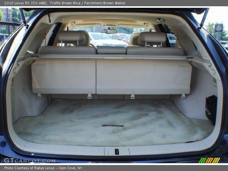 Truffle Brown Mica / Parchment/Brown Walnut 2010 Lexus RX 350 AWD