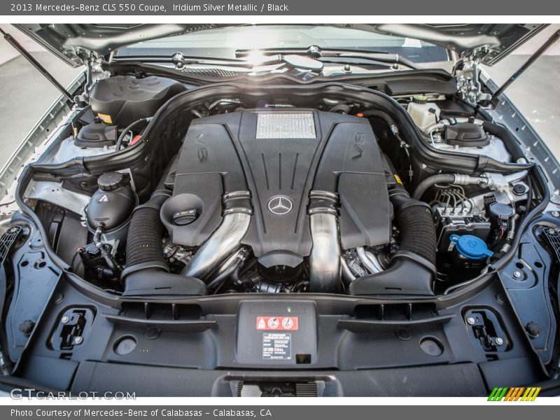 Iridium Silver Metallic / Black 2013 Mercedes-Benz CLS 550 Coupe