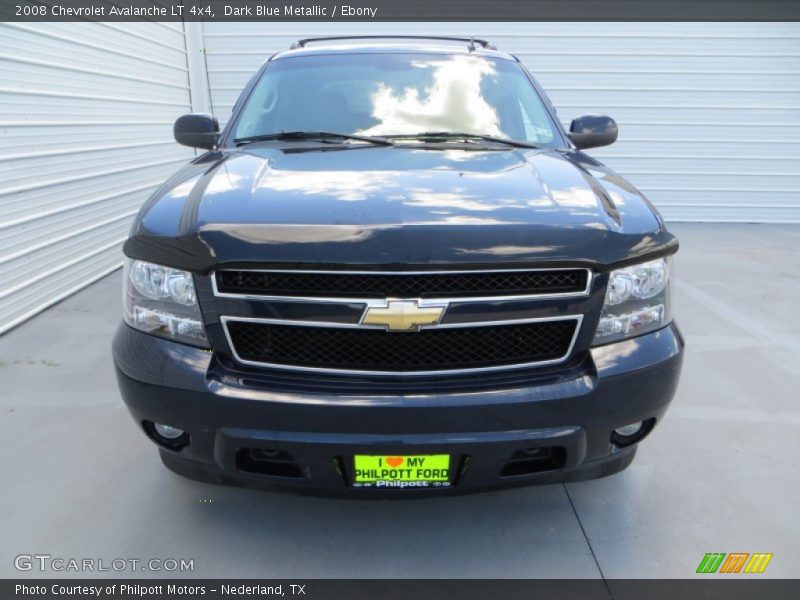 Dark Blue Metallic / Ebony 2008 Chevrolet Avalanche LT 4x4